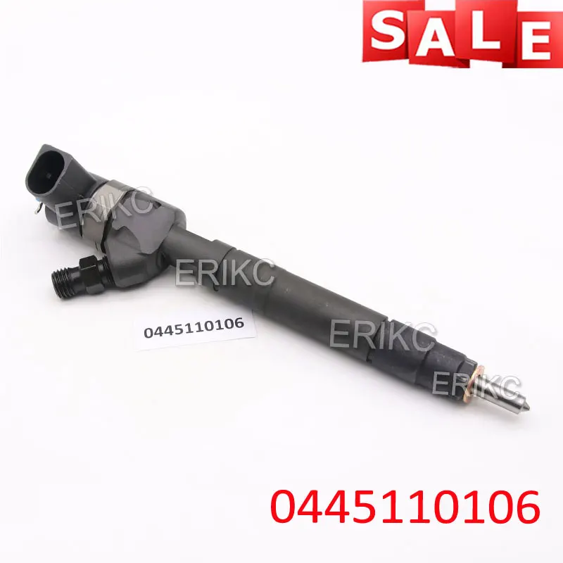 ERIKC оригинальный Common Rail Инжектор 0445110106 Авто дизельный двигатель впрыска топлива