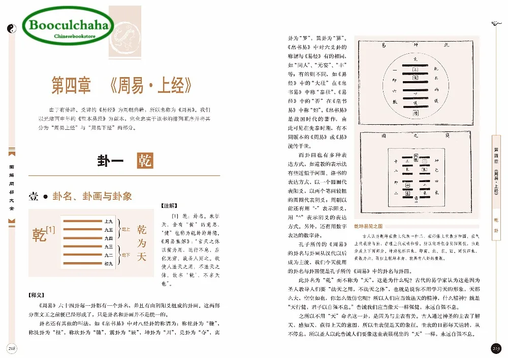 Книга изменения с картинкой пояснила китайскую философию divination book первая книга
