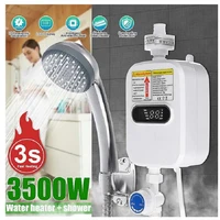 Robinet de chauffe-eau électrique à température constante, chauffage instantané, affichage LED, installation verticale pour douche 2