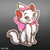 Marie Cat Iron On Embroidered Clothes Patches For Girl Woman Clothing Stickers Garment Wholesale 1