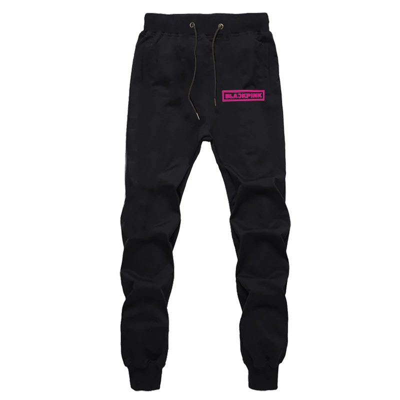 Pants 2 Черные розовые брюки с принтом Мужские повседневные уличные длинные штаны осень-зима свободные спортивные штаны хип-хоп панталеты штаны для бега - Цвет: Pants 2