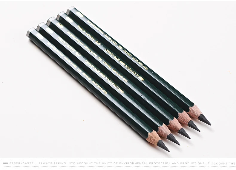 Faber Castel 16 шт./кор. карандаши Профессиональный эскиз карандаш пастельного HB 2B 2H карандаши для рисования набор Lapiz для школы товары для рукоделия