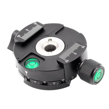 

XILETU XPC-60C 360 Degree Panoramic Tripod Head Clamping for Arca Swiss Tripod Ball Head 38mm Quick Release Plate