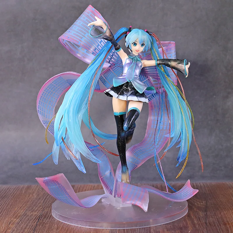 27 см Vocaloid Hatsunee Miku 10 я годовщина 1/7 шкала Ver. Разрисованные искусственные