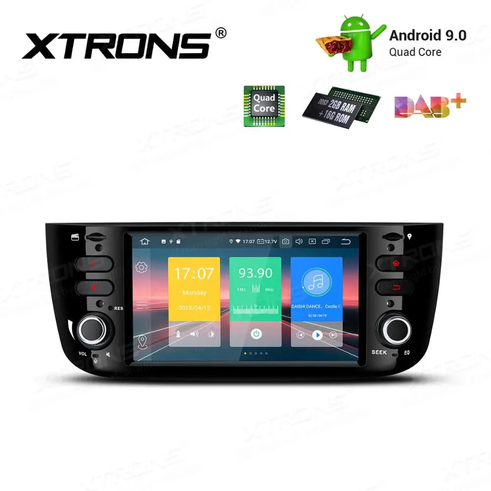 XTRONS 6," Android 9,0 автомобильный стерео плеер для FIAT Grande Punto 199/310 Linea 323 2012 2013- радио gps TPMS OBD без DVD