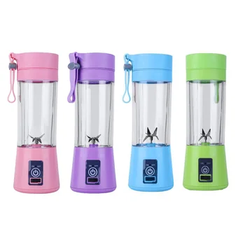 

380ml USB Rechargeable Portable Mixer 6 Blades Juicer Juice Citrus Lemon Vegetable Fruit Smoothie Squeezer Kitchen Tools