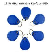 Реальные 13,56 МГц UID Сменные брелоки жетон MF NFC тег Перезаписываемый RFID записываемый ключ-карта доступа используется для копирования/клонирования карты
