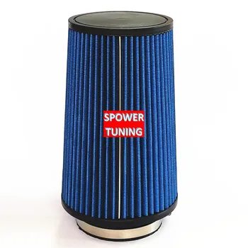

Universal 4" 3.5'' 3'' Car Air Filter Clean Intake High Flow Short RAM/COLD Round Cone High Performance Air Filter 7D