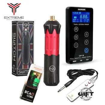 

Powerful Tattoo Rotary Pen Machine Tattoo Kit Set Power Supply RCA Cord Accessories for Tattoo Artist