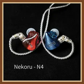 

SeeAudio Nekoru4 N4 4BA Knowles Balanced Armature Tuning Customize HIFI Music Monitor DJ Studio ACG Audiophile Earbuds Earphones