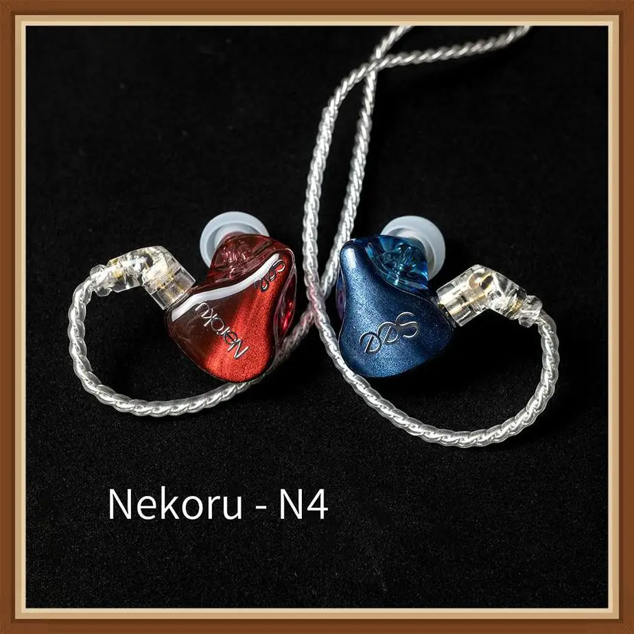 SeeAudio Nekoru4 N4 4BA Knowles Balanced Armature Tuning Customize HIFI Music Monitor DJ Studio ACG Audiophile Earbuds Earphones