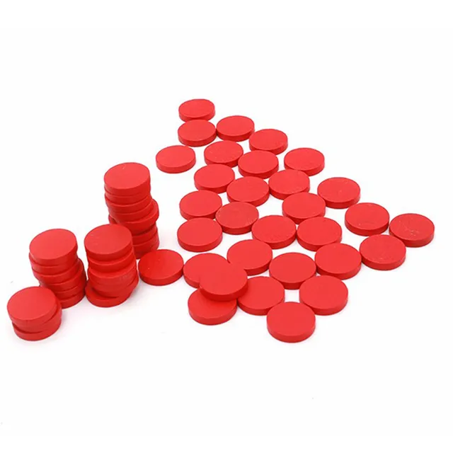 New Wooden Montessori Teaching Aid Counting Digital Numeric Bargaining Chip Education Toys Building Intelligence Blocks 4