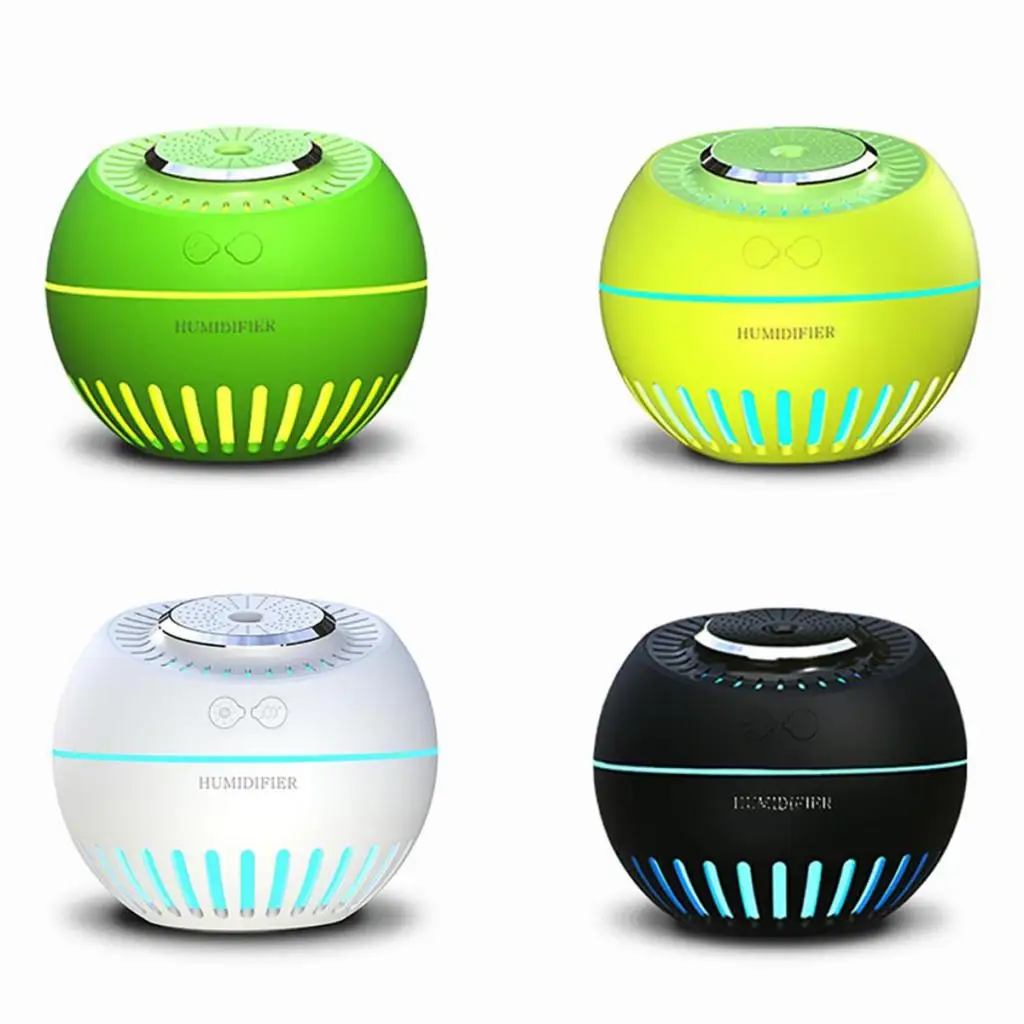 Humidifier Bulb Light USB Air Diffuser Home Lamp Purifier 7 Color Night Light Humidifier For Office Home Bedroom Air Humidifier