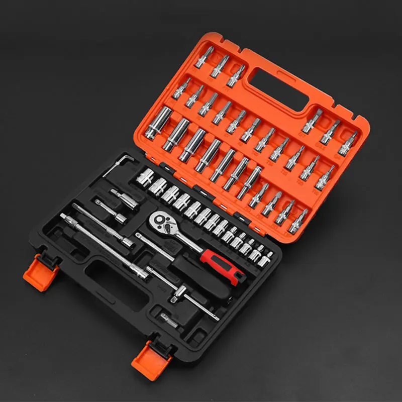 

BINOAX 53 Pieces Multi-Function Sleeve Set auto Repair Tool Set Fast Ratchet Wrench Set car Repair Manual Fast