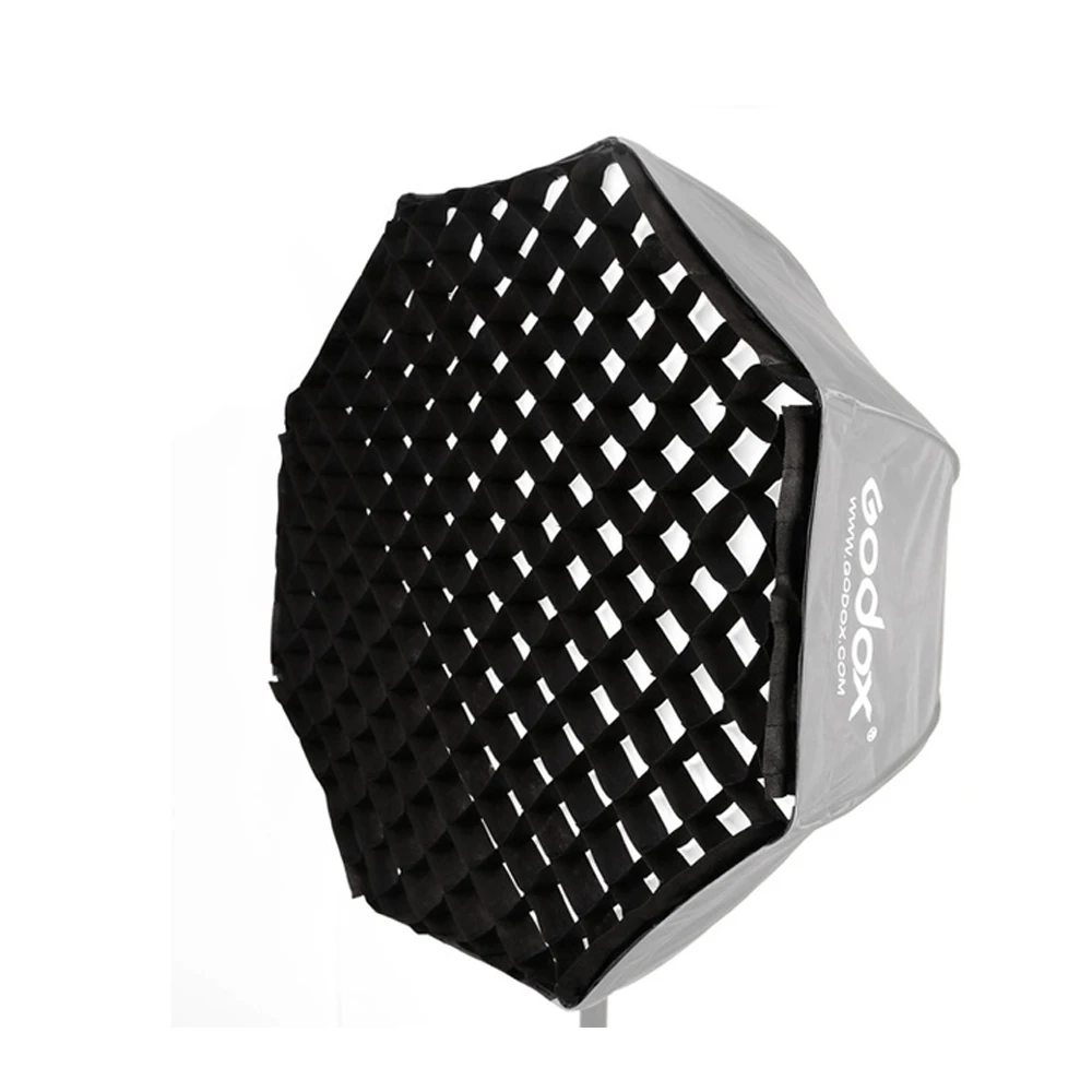 Godox 80 см восьмиугольник соты сетчатый Зонт софтбокс светильник стенд зонтик кронштейн комплект для строб студия Вспышка Скорость светильник