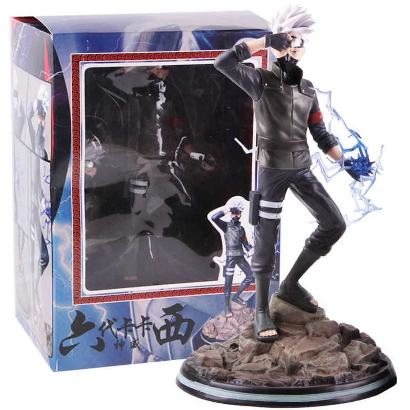 KT6832-A with box Наруто фигурка Shippuden Shodai Hokage Senju Tobirama kakahi Uzumaki Наруто фигурка Аниме ПВХ Коллекционная модель игрушки - Цвет: KT6832-A with box