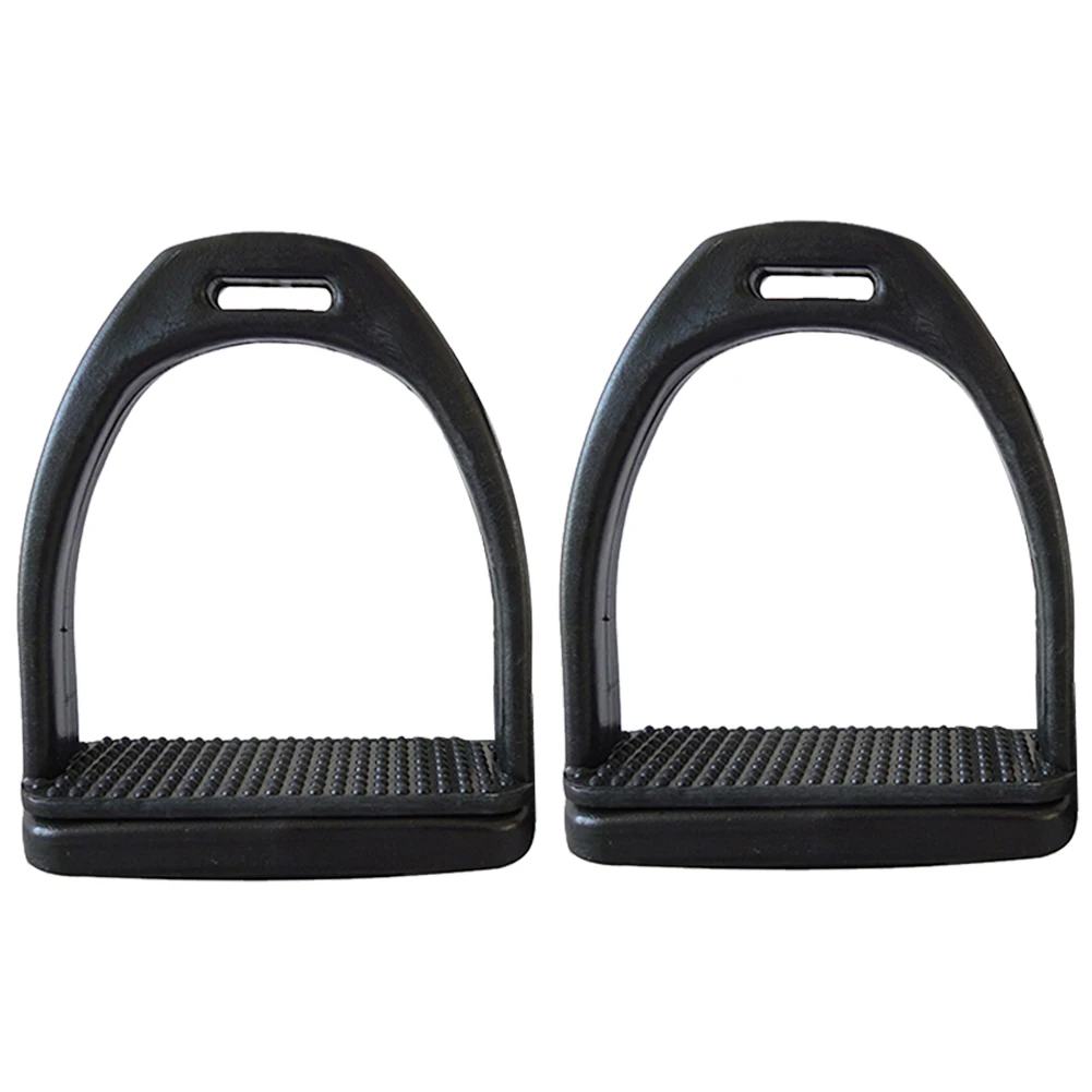 

2PCS Durable Equipment Anti Slip Children Safety Horse Riding Stirrups Adults Wide Track Equestrian Lightweight Plastic Outdoor