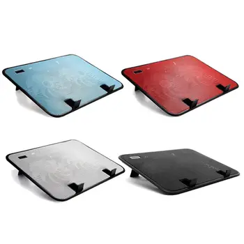

Metal Panel Dual Fan Notebook Cooler Silent Laptop Cooling Pad Stand for 14\" PC