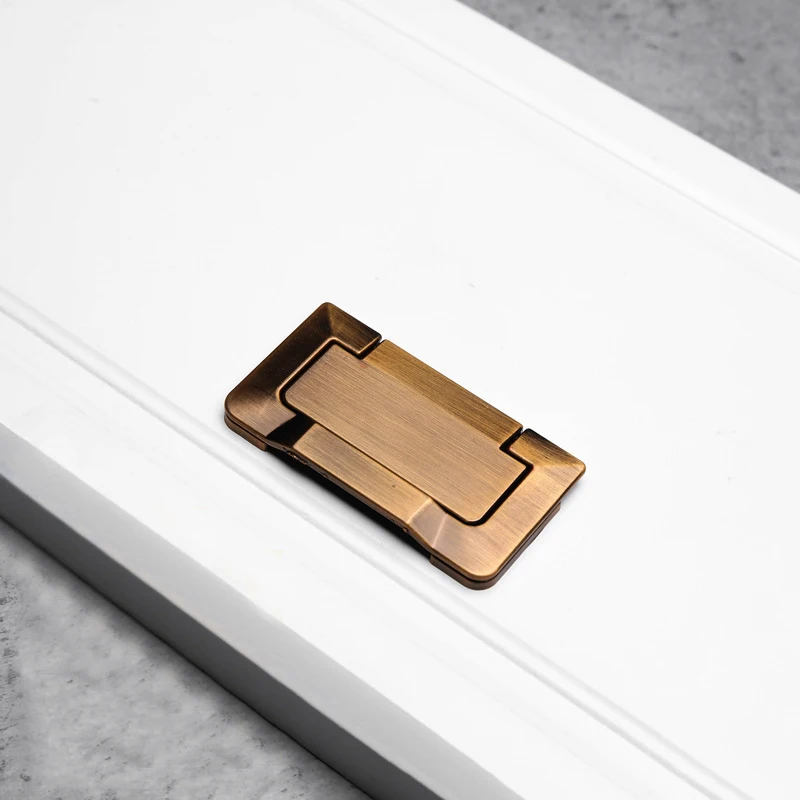 Zinc Alloy Modern Embed Knobs Kitchen Cabinet Pulls (1)