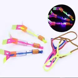 Catapulte lumineuse à Led pour enfants, jouet volant, jouet de décoration de noël, lumière rapide, cadeau pour enfants, 10 pièces 