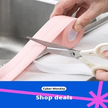 

Oil-resistant And Waterproof Sealing Tape Bathroom Kitchen Sink Strip Shower Bath Tub Toilet Sealant PVC Self-adhesive Tap
