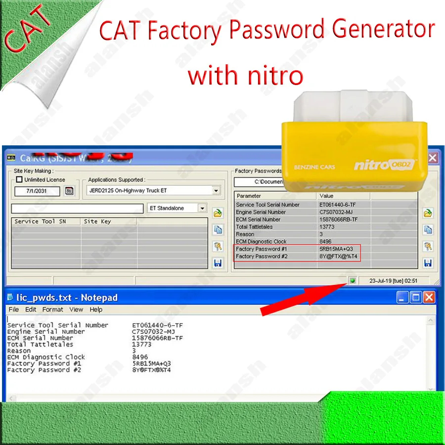 CAT ET Factory генератор паролей Keygen 10bite с поддержкой Windows XP/Vista/7/8/10 | Автомобили и