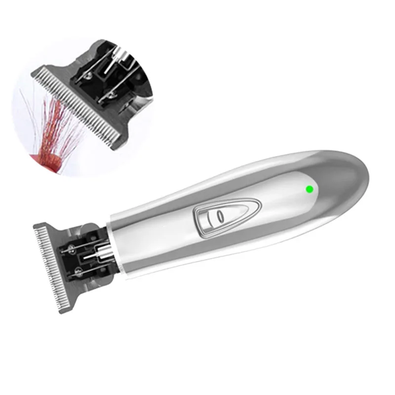 rechargable cordless trimmer men 0mm baldheaded hair clipper
