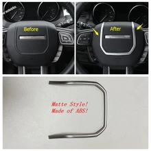 

Lapetus Steering Wheel Stickers Frame Cover Trim 1 Pcs Fit For Range Rover Evoque 2012 - 2018 / ABS