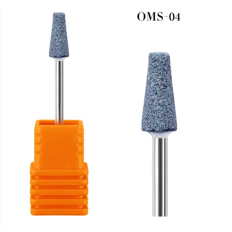 OMS 04 Силиконовая фреза для маникюра, фреза для ногтей, Кремниевая фреза для маникюра, фреза для ногтей, фреза для педикюра - Цвет: OMS 04