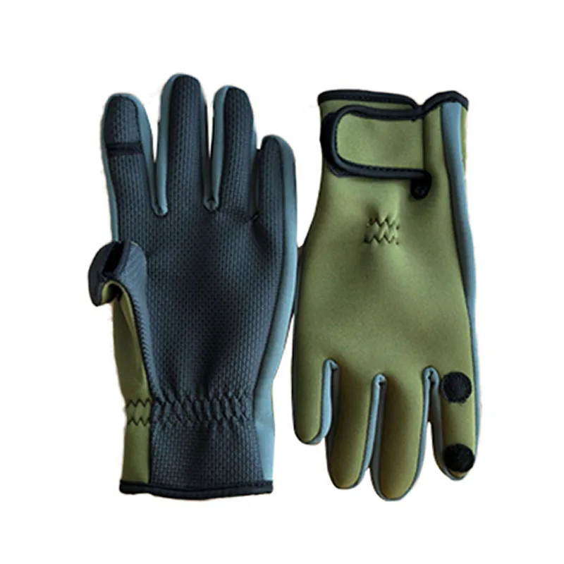 

Waterproof Outdoor Sports Fishing Gloves Non-slip Breathable Touch Screen Riding Mountaineering Gloves Full-finger Gloves Pesca