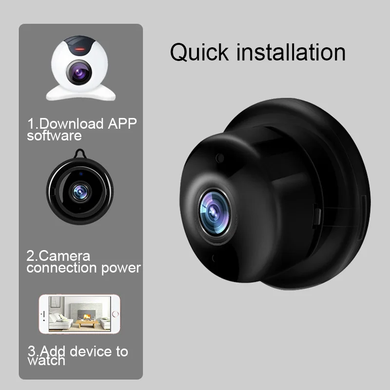 Wireless Mini WiFi Camera HD 1080P IR Night Vision Micro Home Security IP CCTV Motion Detection Baby Monitor | Безопасность и