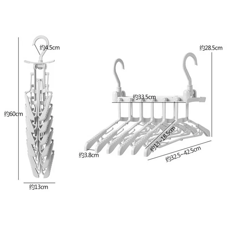 1 шт. креативные Многослойные складные вешалки многофункциональная одежда шляпа брюки Экономия места вешалка для шкафа хранения Организации