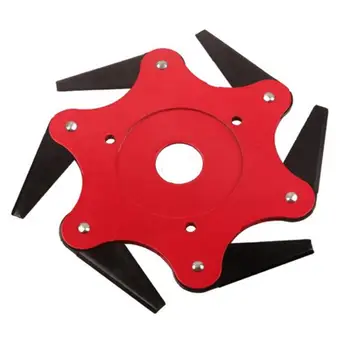 

Six-leaf Mower Garden Lawn Trimmer Head Outdoor Lawn Repair Accessories Weeding Tools Alloy Blade Mower