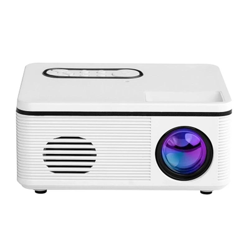 1080P мини-проектор HD портативный светодиодный светильник USB AV порт для офиса домашнего кинотеатра на открытом воздухе