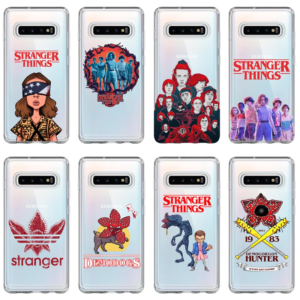 Для samsung Galaxy M10E M20 S10 S9 S8 S7 S6 плюс Stranger Thing Сезон 3 защитная задняя панель для