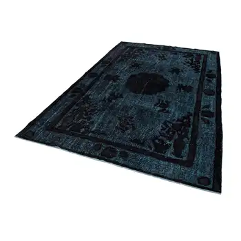 

210x312 Cm Green Handmade Over Dyed Rug-7x10 Ft