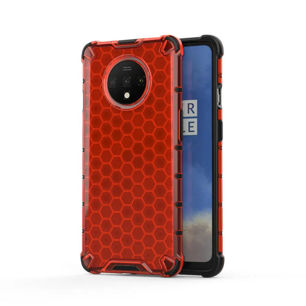 ТПУ бампер Пластиковая Задняя панель для Oneplus 7 T чехол 2 в 1 Гибридный 360 Защита для Funda One Plus 7 T чехол Oneplus T7 противоударный