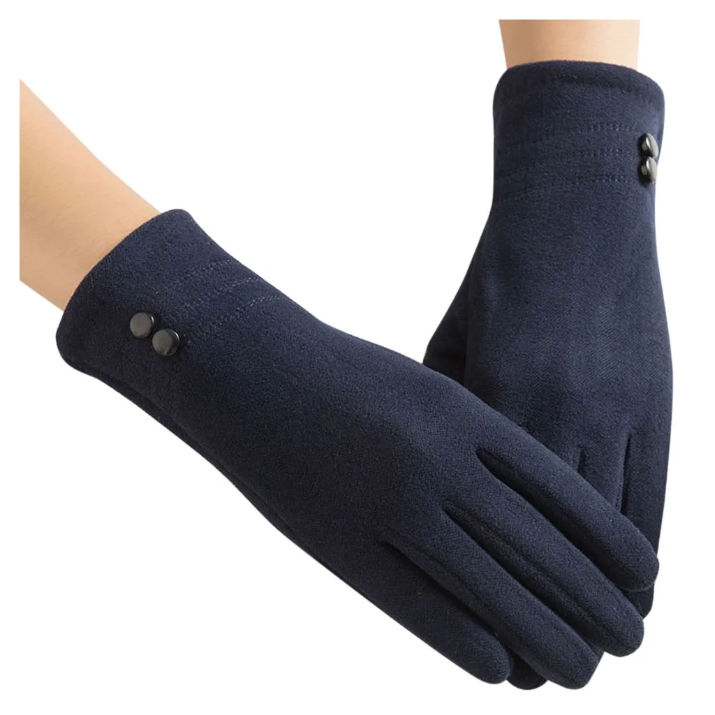 Женские зимние перчатки с сенсорным экраном Осенние теплые перчатки рукавицы Лыжный ветрозащитный перчатки для вождения luvas guantes # L10