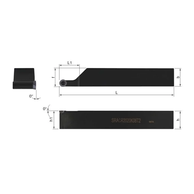 

SRACR1616H06 CNC Lathe Tool Holder for RCMT0602MO 1Pcs/Box CNC Lathe Tools Apply To Steel
