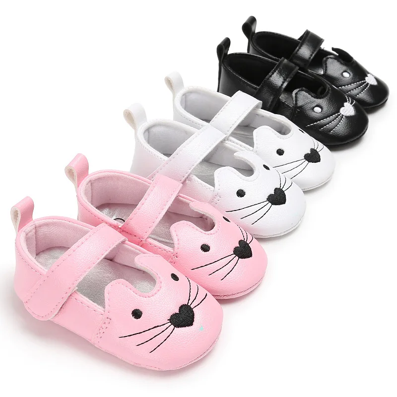 

Haiya Spring And Autumn 0-1-Year-Old Baby Girls Soft-Sole Anti-slip Princess Shoes Babies' Toddler Shoes Support