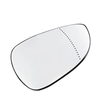 

White Replacement Right Passenger Side Car-Styling Rearview Side Mirror Glass Lens for Ford Fiesta 2009-2014