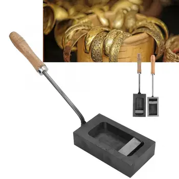 

Jeweler Jewelry Casting Melting Mold Tool Thickened Square Ingot Mold Gold Silver Copper Jewelry Melting Casting Container Tools