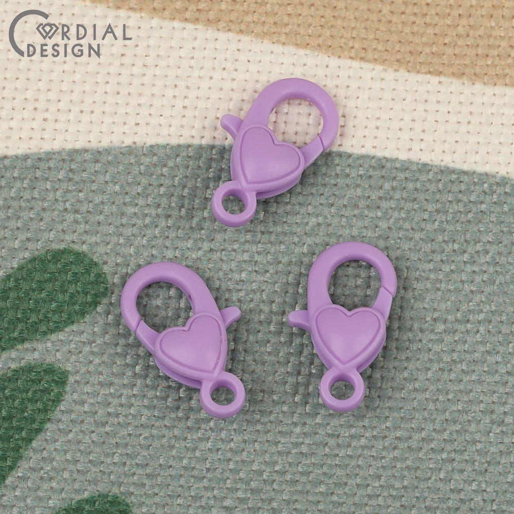 Cordial Design 20Pcs Acrylic Lobster Clasp/DIY Making/Jewelry Findings & Components/Hand Made/Clasps & Hooks/Jewelry Accessories - cordial