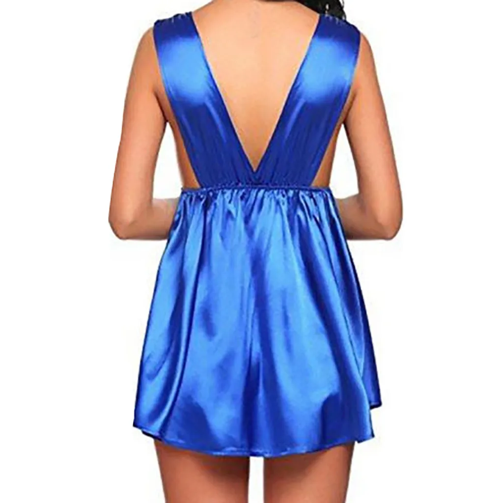 New Fashion Women Sexy Lingerie Lace V collar Comfortable Lingerie Sleepwear Night Sleep Dress Nighties for Women Underwear