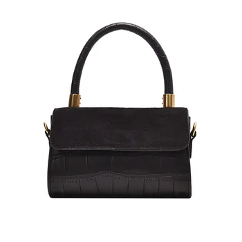 

Stone Pattern Messenger Bags Women 2019 Small Shoulder High Quality Tote Female Leather Retro Mini Handbags Ladies Hasp Bag