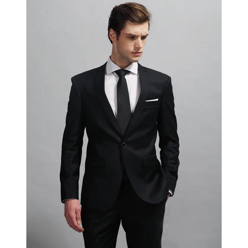 

Custom New Wedding Suit 1 buttons Groom Tuxedos Business affairs Suit Custom Made Man Suit for Man Clothes(Jacket+pants)