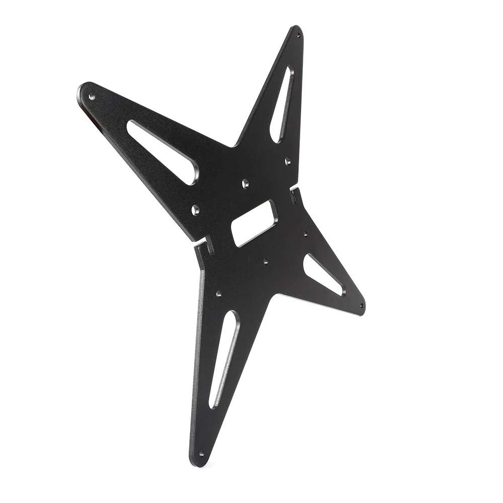 Черный обновленный CR-10, CR-10S, горячая кровать, Поддержка Y каретки, анодированная алюминиевая пластина 4 мм толщина для 300X300X400 Creality CR10 BLV
