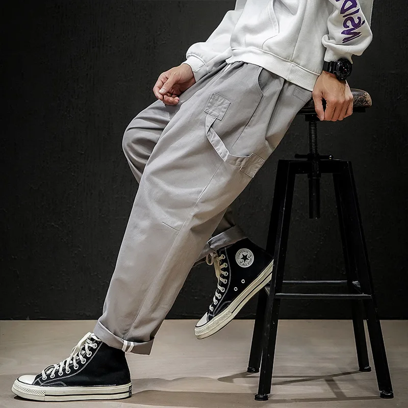 

2020 Spring Main Push Japanese-style Macheda Large Size Casual Capri Pants M-5x Hk1988-p4