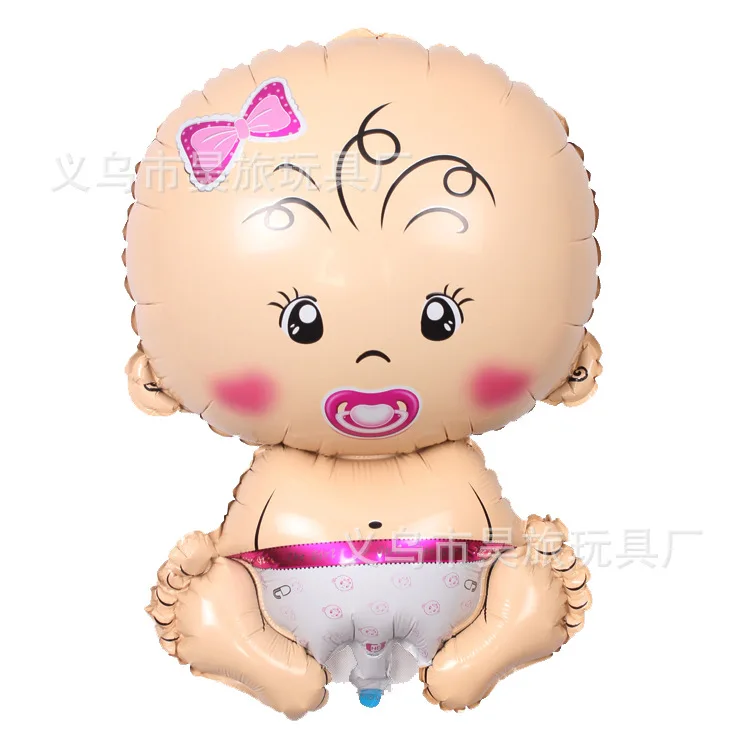 Foreign Trade Hot Sales EBay AliExpress BABY'S Feeding Bottle Stroller Aluminum Film Balloon Baby a Year of Age Set
