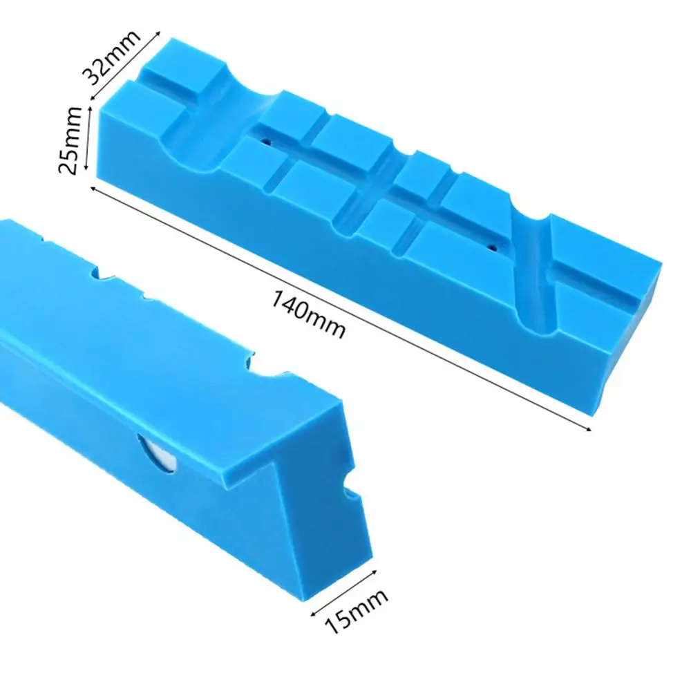 2 шт. Магнитная скамья тиски подкладка под челюсть мульти-паз мельница резак тиски держатель Захваты тяжелый для Фрезерный резак для сверлильного станка доступа